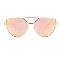 womens mens rose gold pink cat eye sunglasses polarized